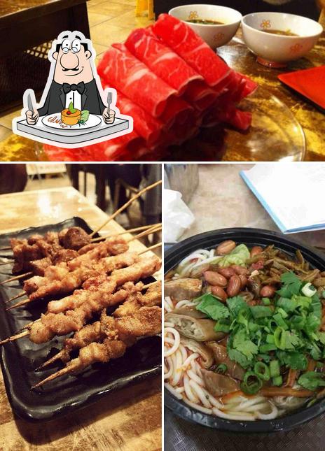 Food at Chuan Ku BBQ Restaurant