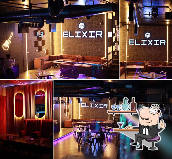 The interior of Elixir Jaipur