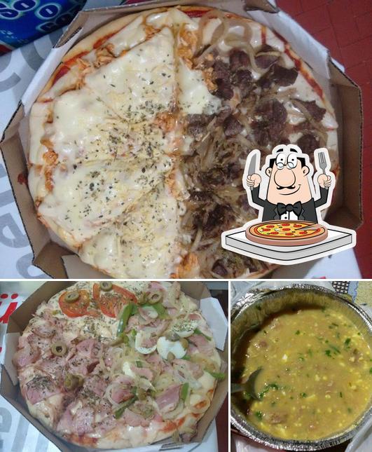 Escolha diferentes estilos de pizza