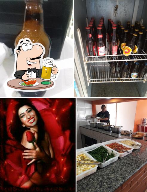 Você pode tomar uma tulipa de cerveja leve ou escura