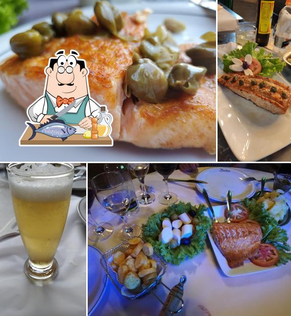 Salmão grelhado em Baviera