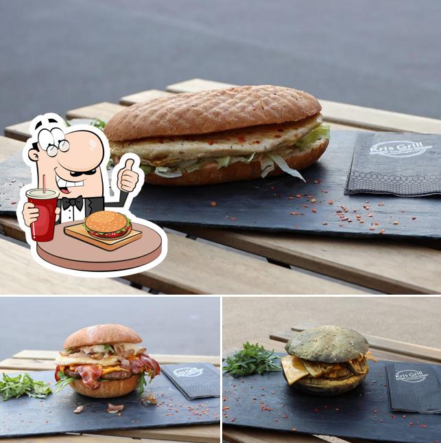 Faites-vous plaisir avec un hamburger à Kris Grill