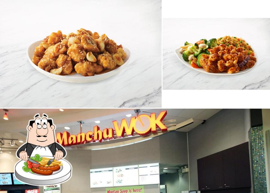 L’image de la nourriture et intérieur de Manchu Wok’s