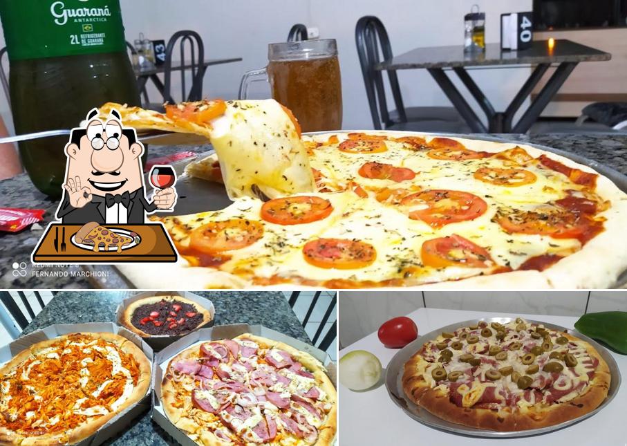Consiga diferentes variedades de pizza