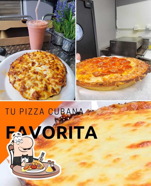 Pick pizza at Latin Fuego Cuban Pizza and Sandwich Shop - Pizza Cubana en Cutler Bay