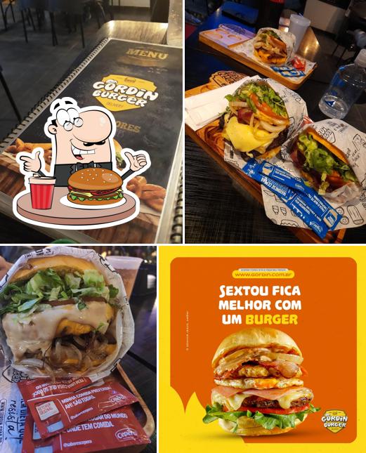 Experimente um hambúrguer no Gordin burger