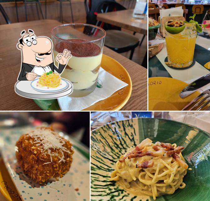 Spaghetti alla carbonara al Gregorio Venite in pace