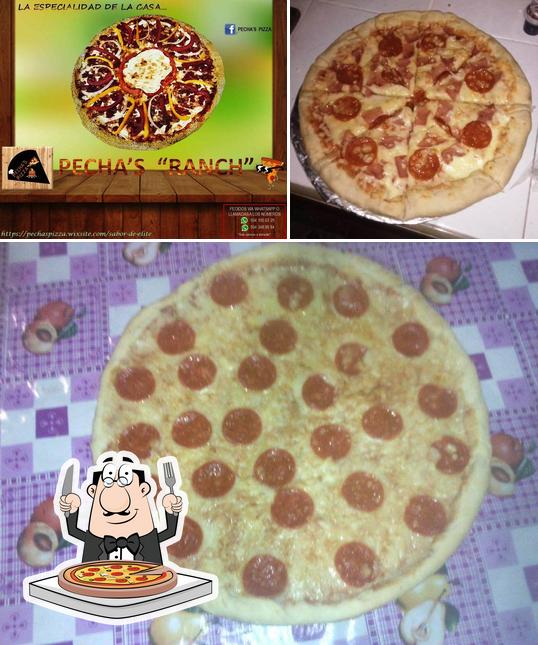 Try out pizza at PECHA'S PIZZA