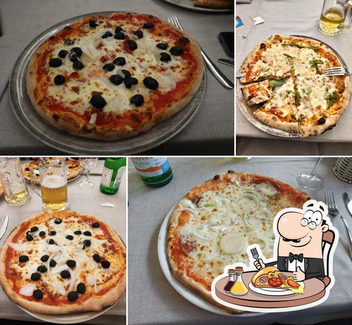 Essayez des pizzas à Pizzeria Ristorante Villa dei F.lli Giordano