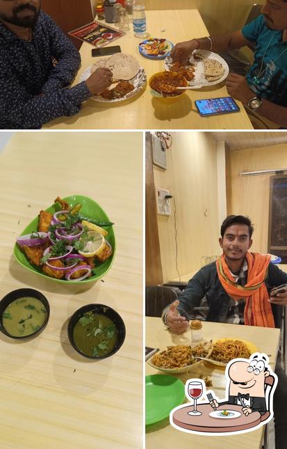 Food at Ballia's Food Palace family restaurant