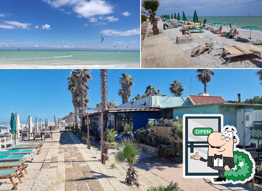 Puoi goderti l'aria fresca da seduto all'esterno di Chalet Tropical