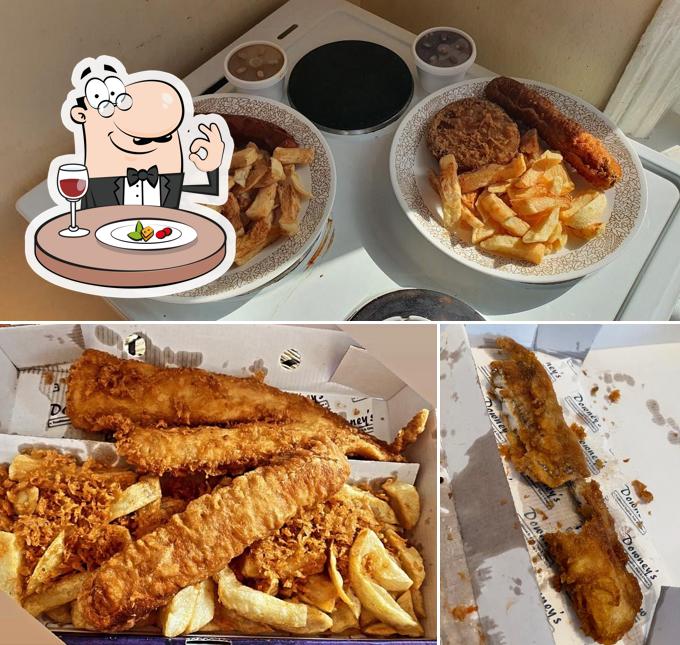 Downey's Fish and Chips Barnes, Sunderland, 6 Silksworth Ln Carta