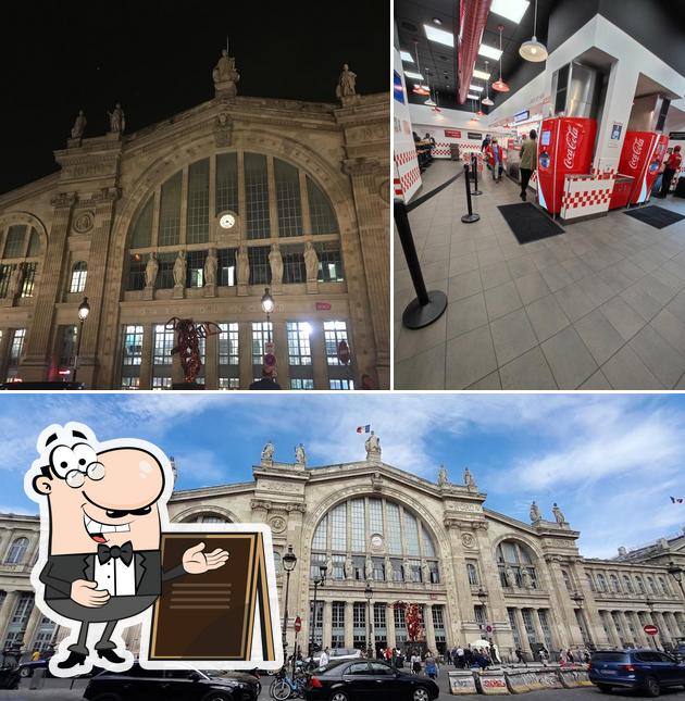 L'extérieur de Five Guys Gare Du Nord