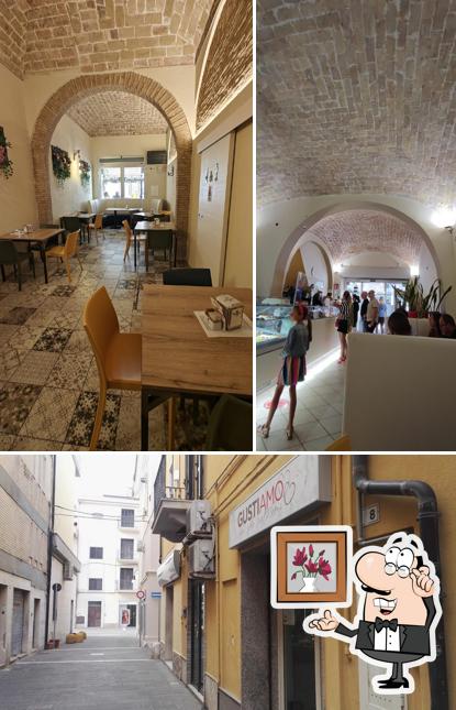 Gli interni di GustiAmo ristorante pasticceria bar