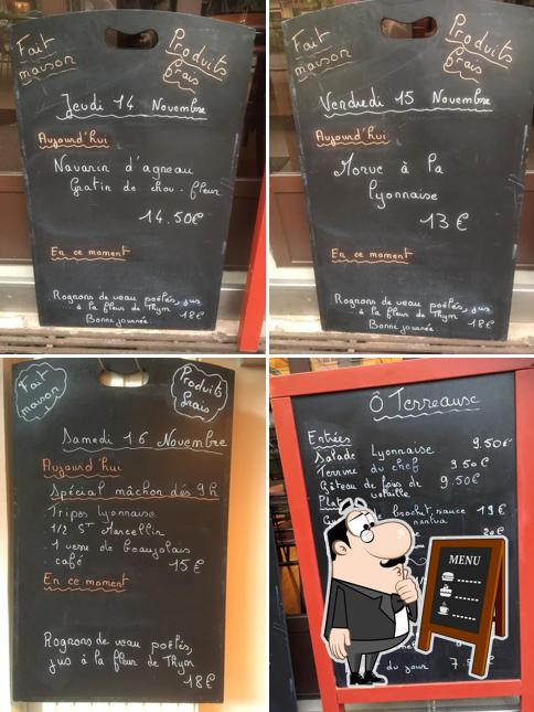 Check out the menu on the blackboard