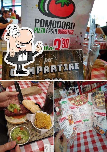 Это снимок ресторана "POMODORO Pizza Pasta Burritos"