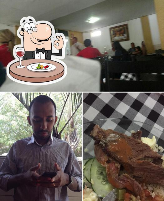 O Churrascaria Recanto Do Sul se destaca pelo comida e interior