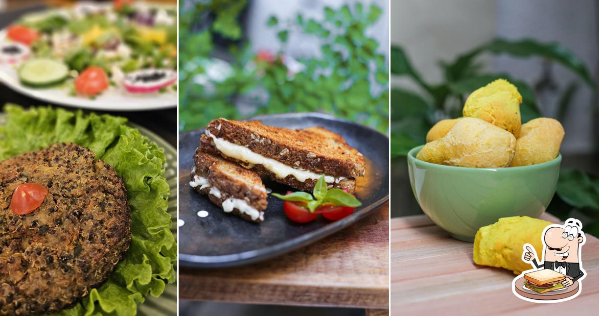 Sanduíches de queijo grelhado em Vida Bistrô Gávea