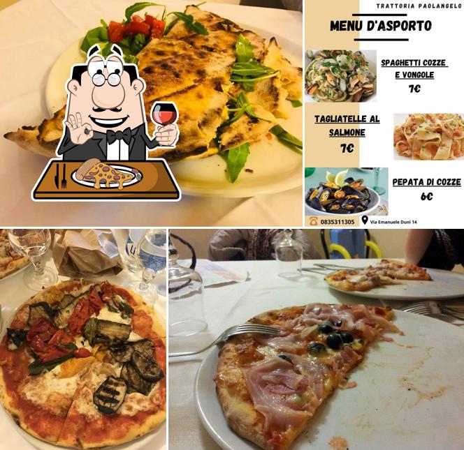 Choisissez des pizzas à Trattoria Paolangelo