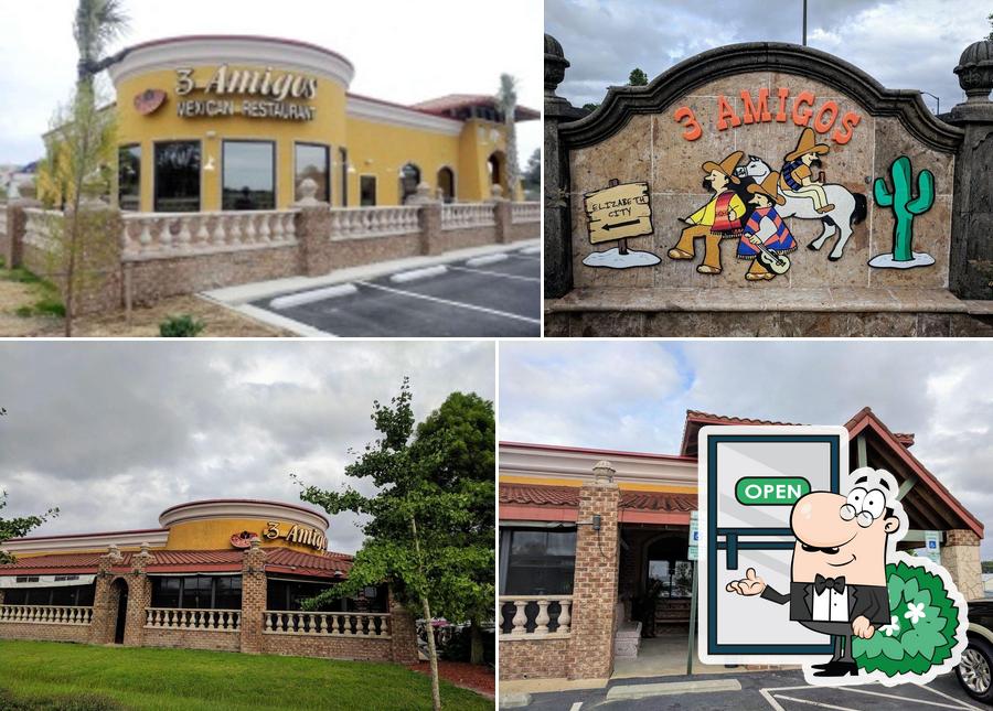 3 Amigos, 1720 City Center Blvd in Elizabeth City Restaurant menu and