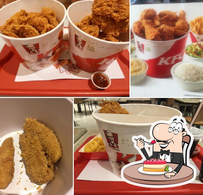 KFC oferece uma seleção de pratos doces