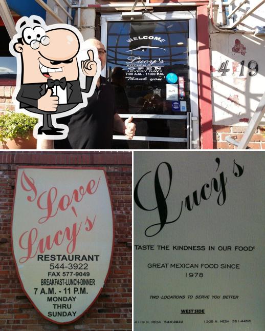 Lucy's Restaurant, 4119 N Mesa St in El Paso Restaurant menu and reviews