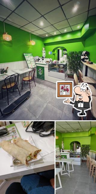 L'intérieur de Panda Bubble Tea