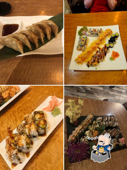 Food at Tsunami Sushi & Hibachi Grill