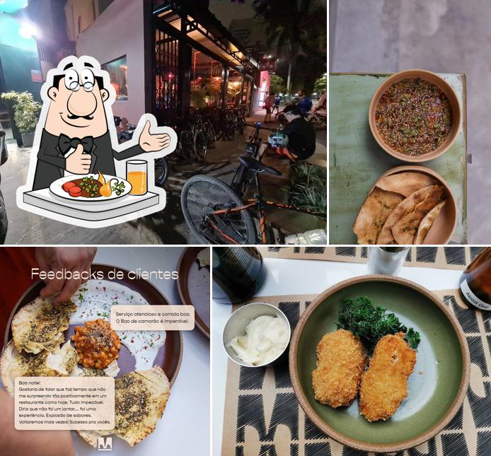 Platos en Motique Restaurante em Pinheiros