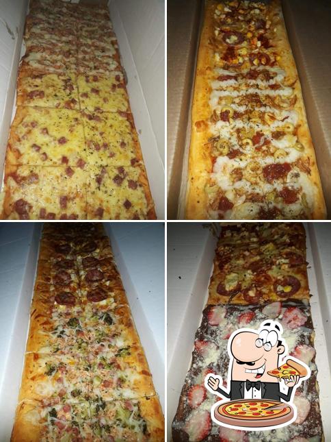 No Dom Maschio Pizzaria, você pode provar pizza