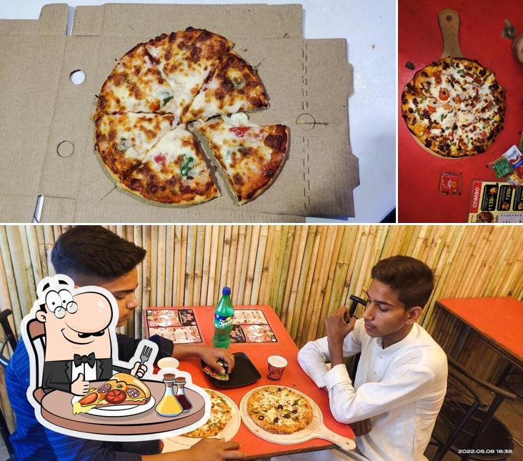 Get pizza at Royal Ice & Spice