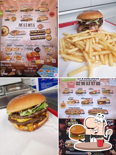 Faites-vous plaisir avec un hamburger à Burger time
