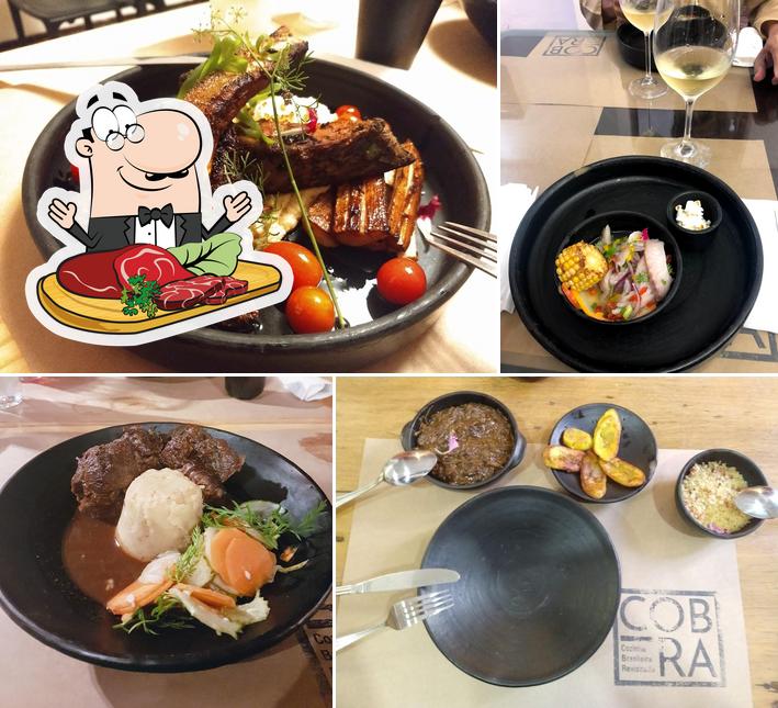 Cobra Restaurante oferece refeições de carne