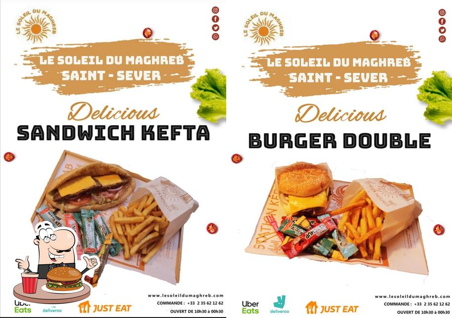 Les hamburgers de Le Soleil du Maghreb will satisferont une grande variété de goûts