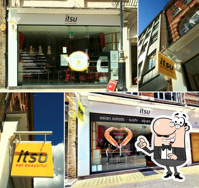 The exterior of itsu - Eastcastle St