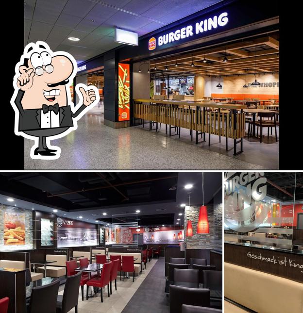 El interior de Burger King