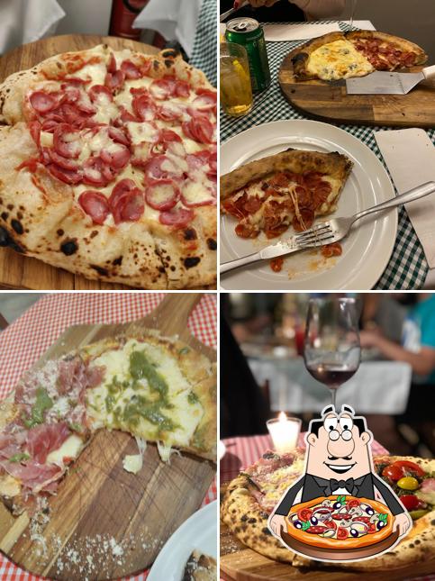 Pide diferentes tipos de pizza