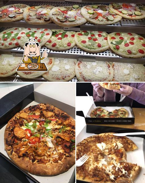 A YUL Pizza, vous pouvez prendre des pizzas