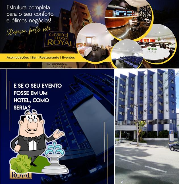 O exterior do Grand Hotel Royal Sorocaba by Atlantica