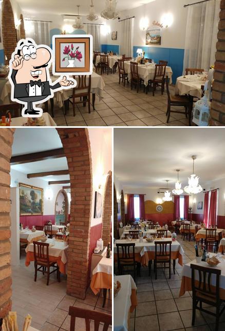 Gli interni di Trattoria La Rotonda