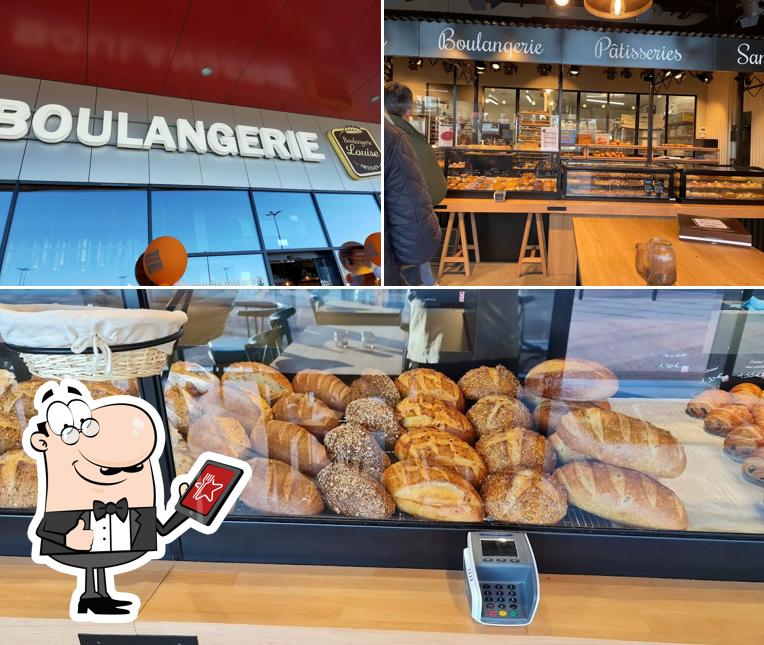 Jetez un coup d’oeil à la photo indiquant la extérieur et nourriture concernant Boulangerie Louise