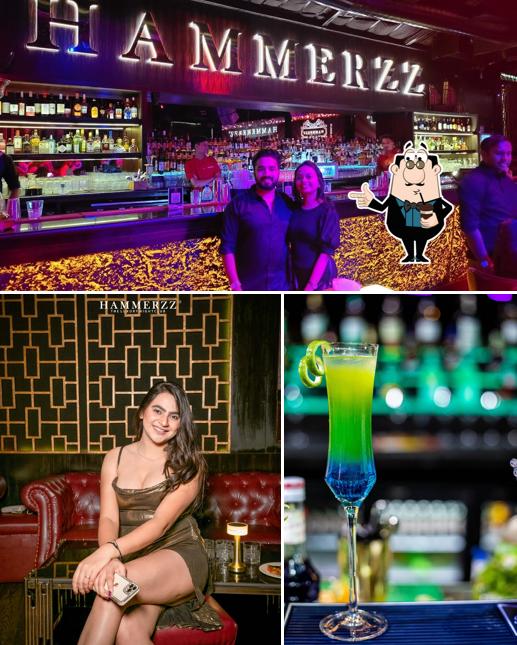 Enjoy a drink at Hammerzz Nightclub