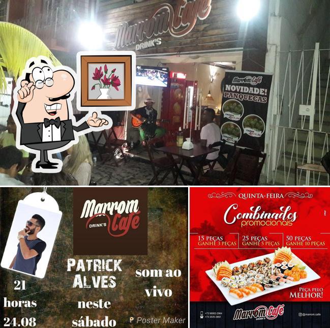 Veja imagens do interior do Marron Café Drinks