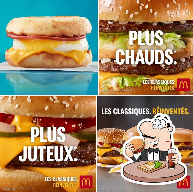 Prenez un hamburger à McDonald’s Samuel de champlain