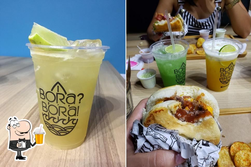 Desfrute de uma bebida no Bora? Bora! Burger &Snack bar