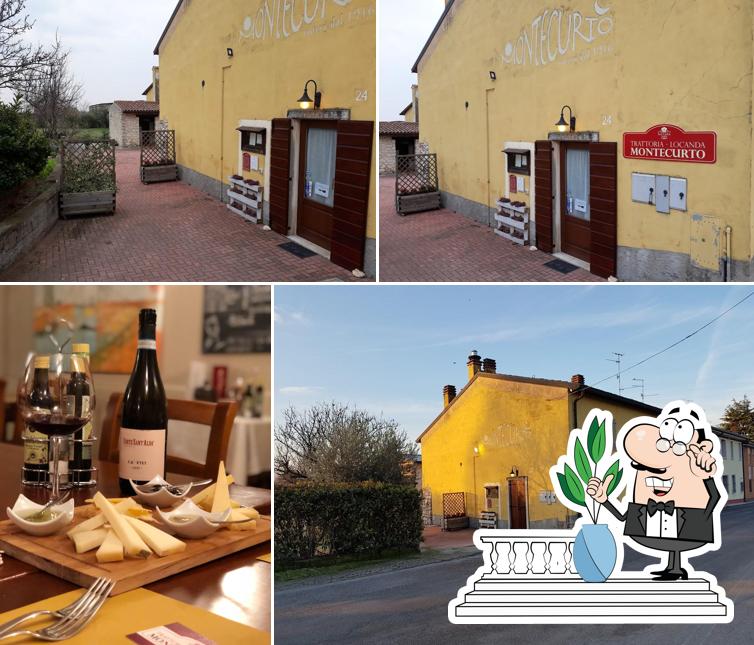 Gli esterni di Trattoria Locanda Montecurto