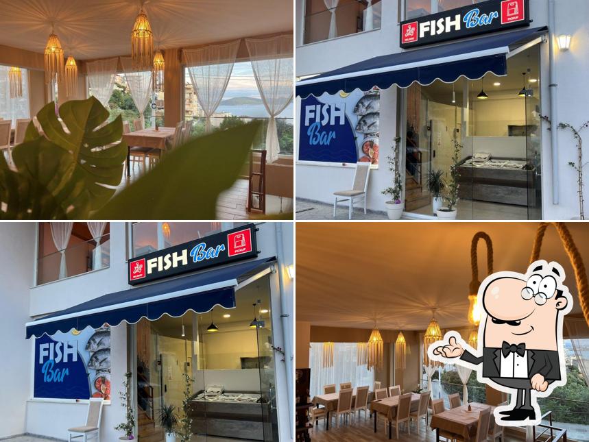 L'intérieur de FishBar Saranda