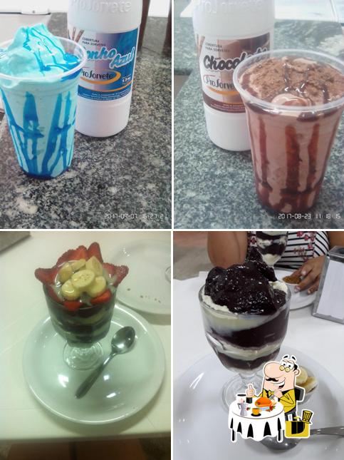 Comida em Sorveteria E Massas Shalom