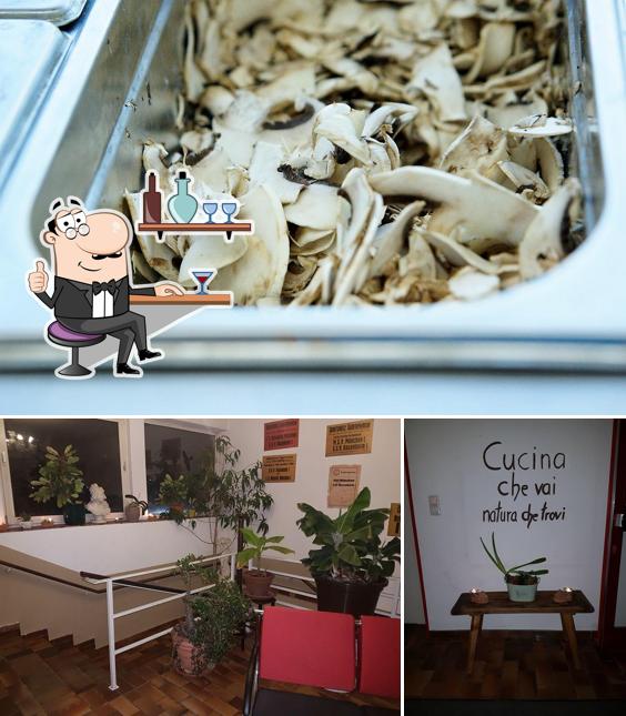 Voici la photo indiquant la intérieur et nourriture sur Pizzeria Ristorante DA MARIO E CLAUDIA Rosenheim