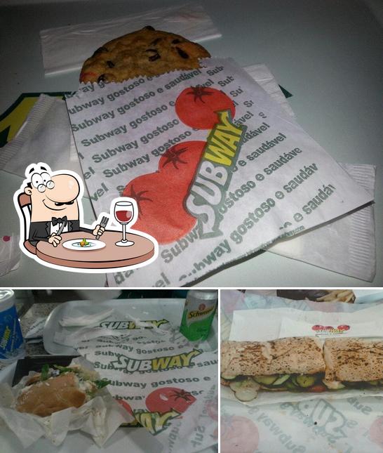 Comida em Subway